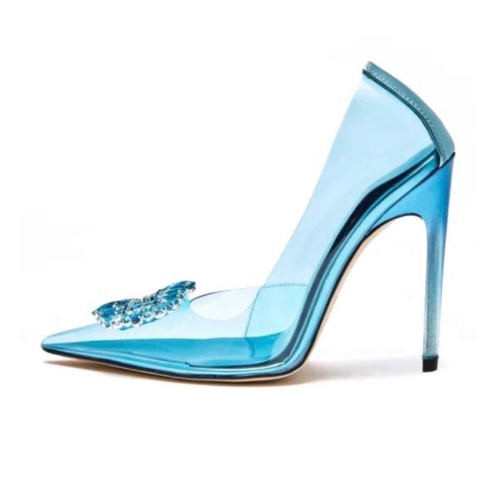 Good American Cinderella Heels 9.5 NEW
